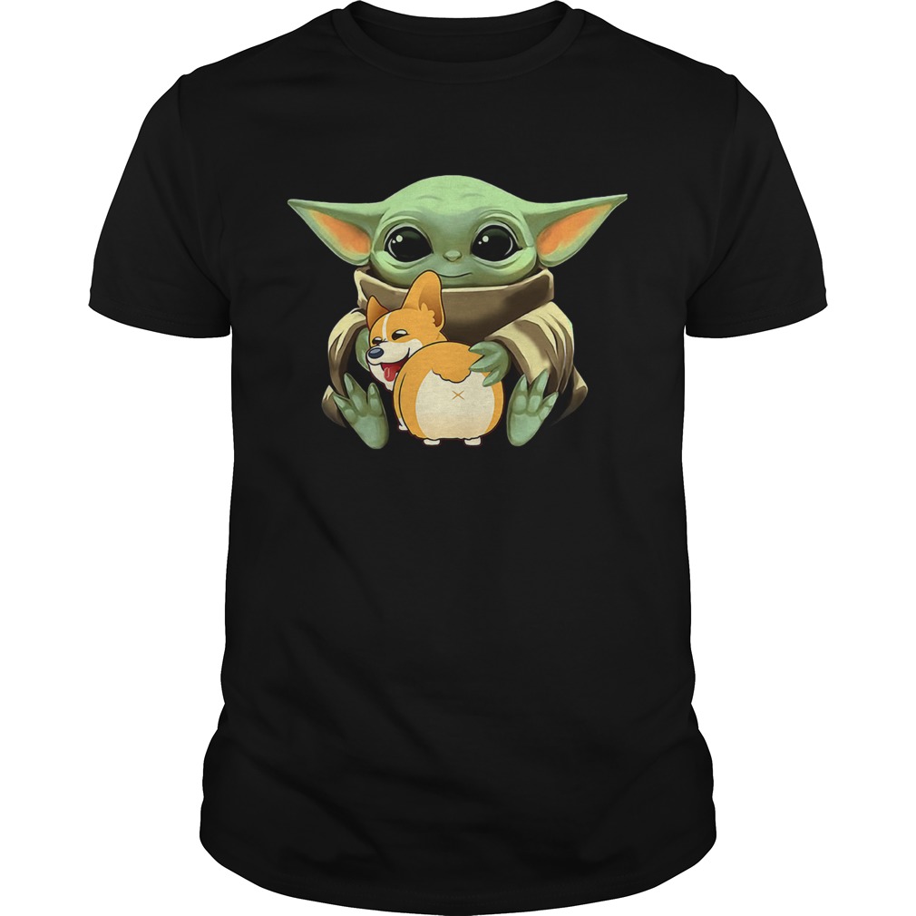 Baby Yoda Hug Corgi shirt Baby Yoda Hug Corgi shirt