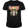 Baby Yoda Hug Dunkin Donuts shirt