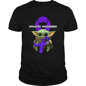 Baby Yoda Hug Epilepsy Awareness shirt