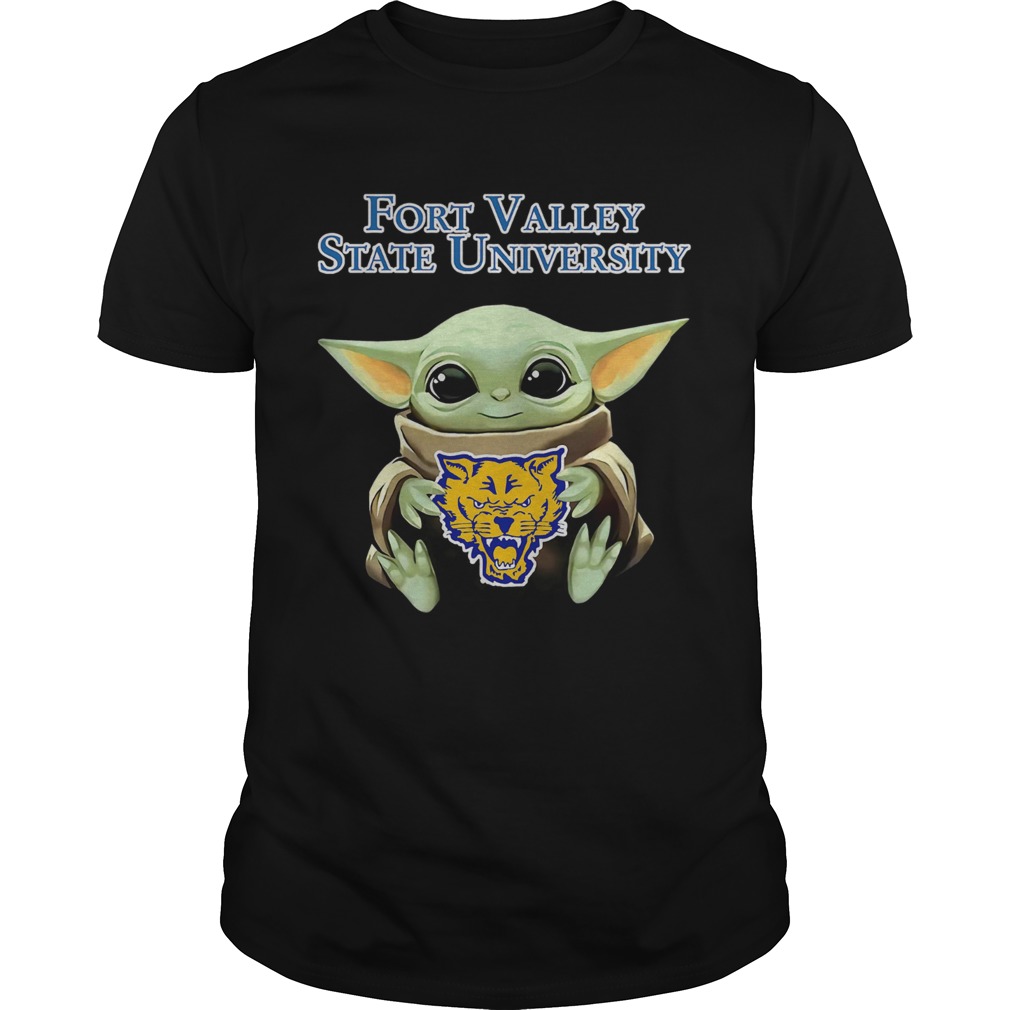 Baby Yoda Hug Fort Valley State University shirt Baby Yoda Hug Fort Valley State University shirt