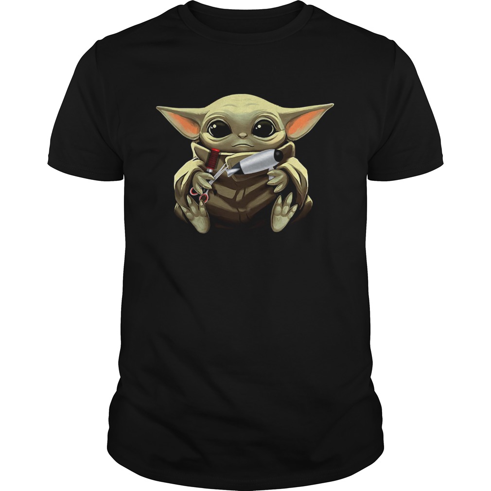 Baby Yoda Hug Hair Stylist Best shirt Baby Yoda Hug Hair Stylist Best shirt