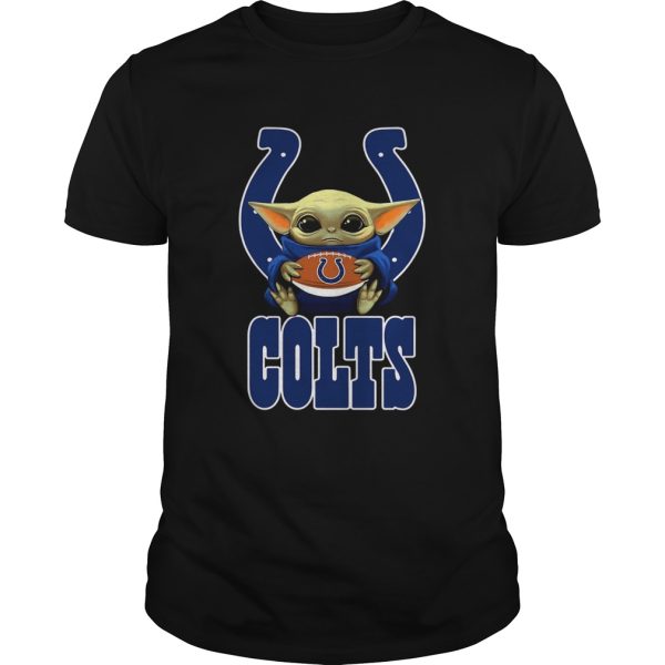 Baby Yoda Hug Indianapolis Colts shirt