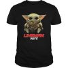 Baby Yoda Hug Lineman Wife shirt