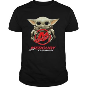 Baby Yoda Hug Mercury Outboards shirt