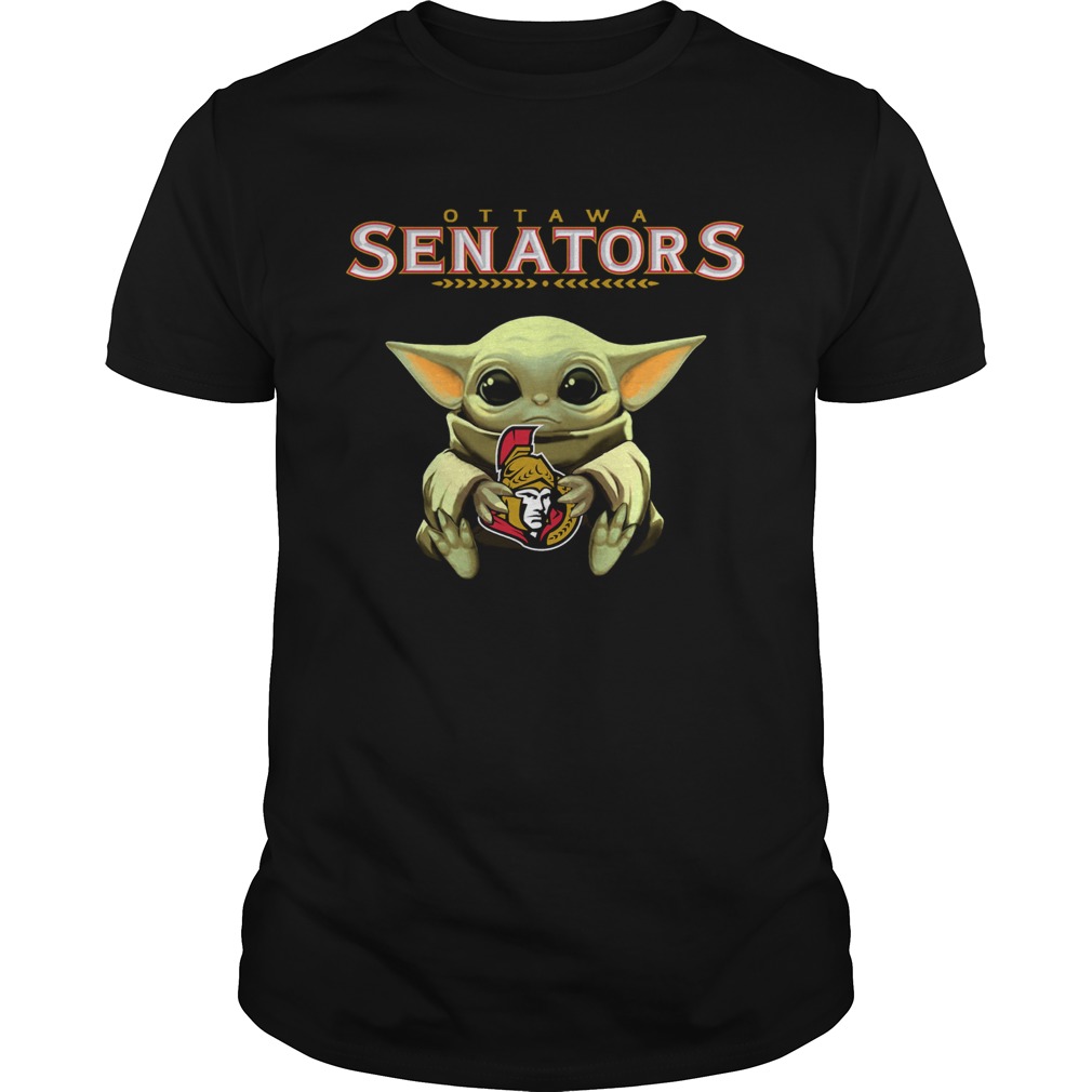 Baby Yoda Hug Ottawa Senators shirt Baby Yoda Hug Ottawa Senators shirt