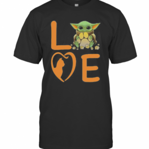 Baby Yoda Hug Paw Cat Love T-Shirt