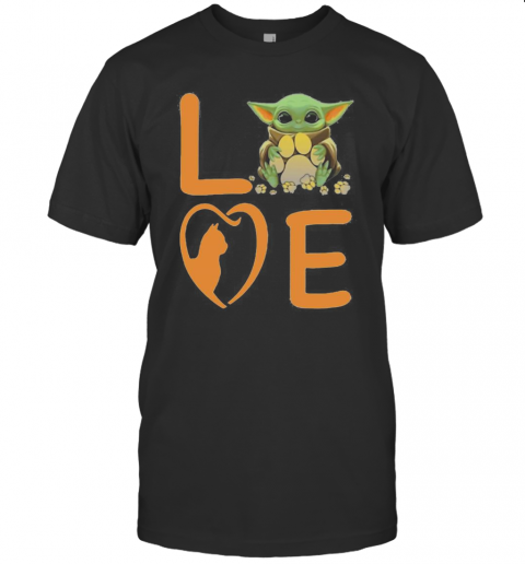 Baby Yoda Hug Paw Cat Love T-Shirt Baby Yoda Hug Paw Cat Love T-Shirt