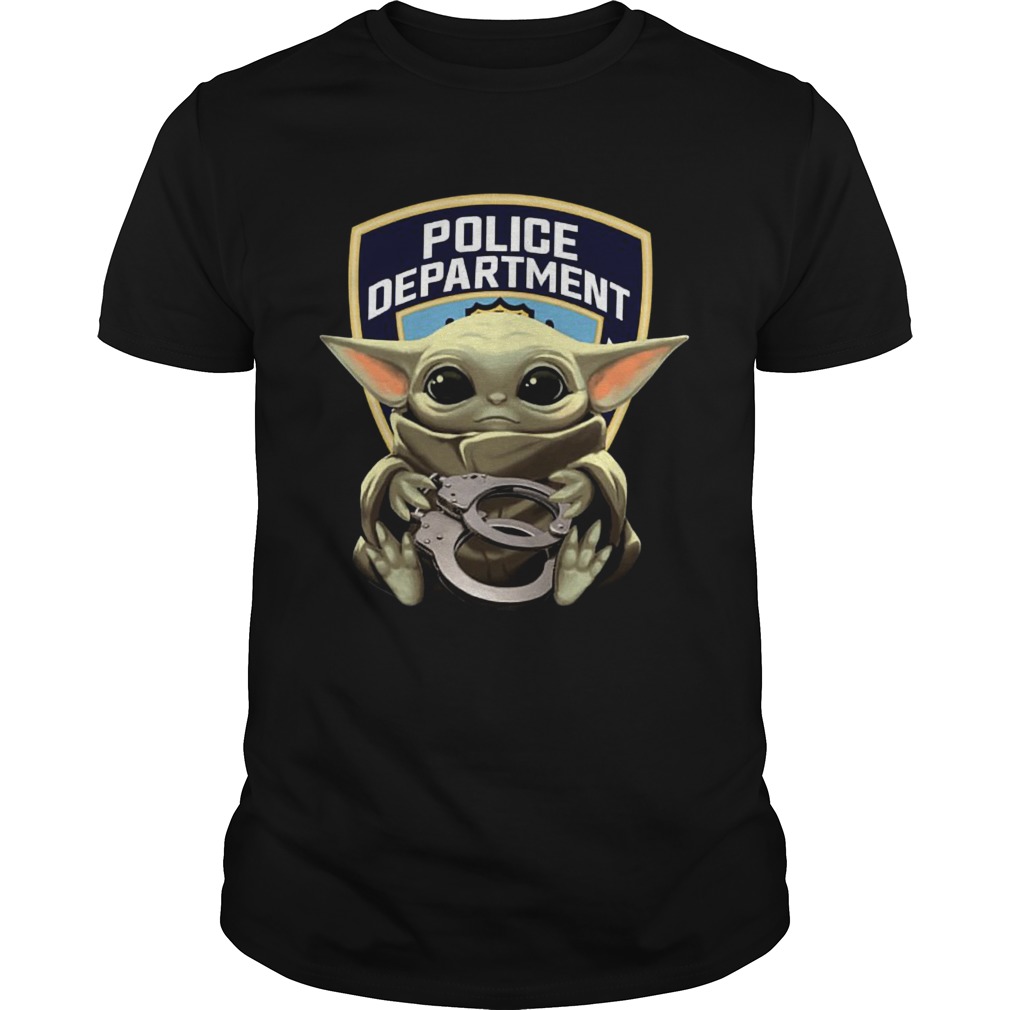 Baby Yoda Hug Police Department shirt Baby Yoda Hug Police Department shirt