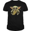 Baby Yoda Hug Saxophone shirt