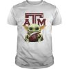 Baby Yoda Hug Texas AM Aggies shirt