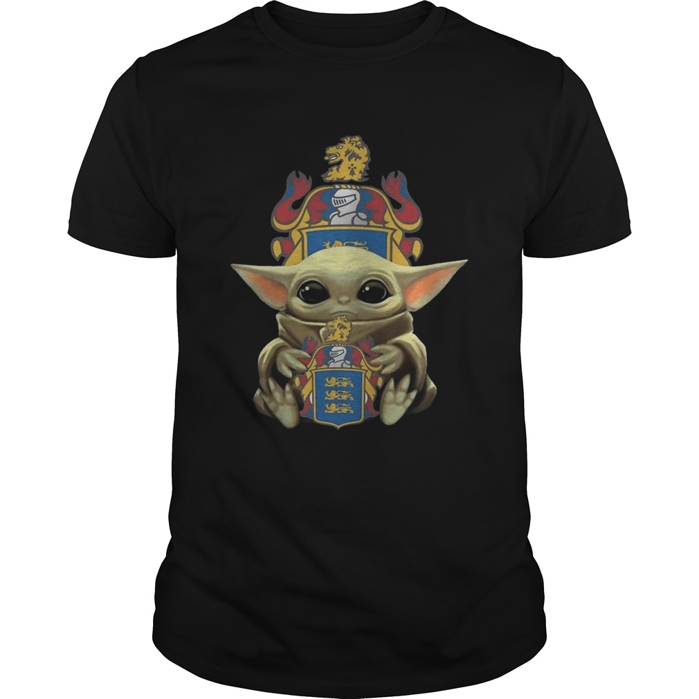 Baby Yoda Hugging C R England shirt Baby Yoda Hugging C R England shirt