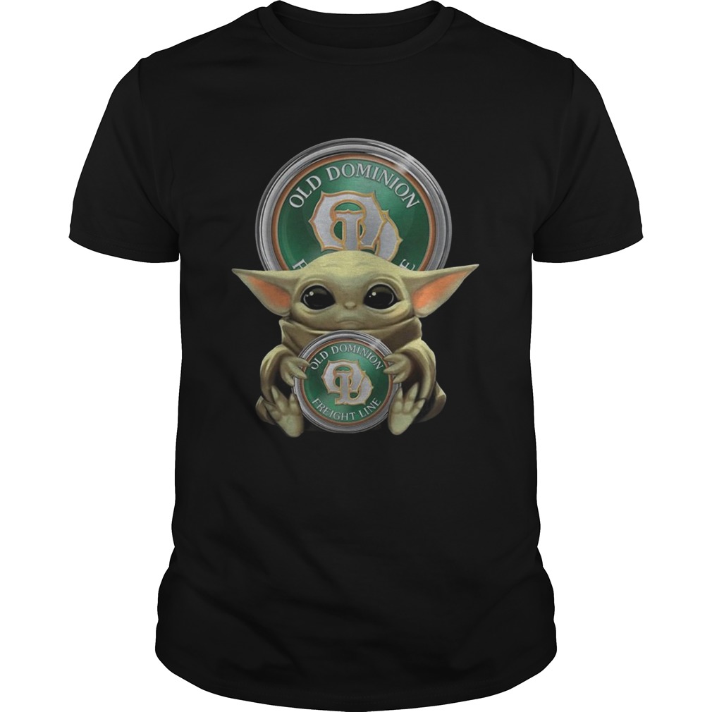 Baby Yoda Hugging Old Dominion Freight Line shirt Baby Yoda Hugging Old Dominion Freight Line shirt