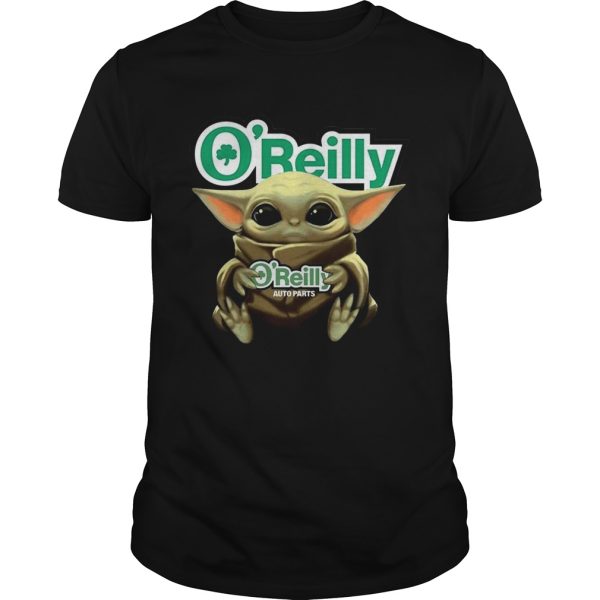 Baby Yoda Hugging Oreilly shirt