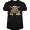 Baby Yoda Hugging Wool Roll shirt