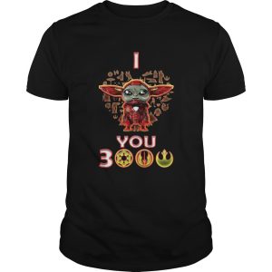 Baby Yoda Iron Man I Love You 3000 shirt