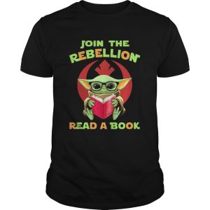 Baby Yoda Join The Rebellion Read A Book shirt