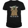 Baby Yoda Kawaii Here For The Tea Meme shirt