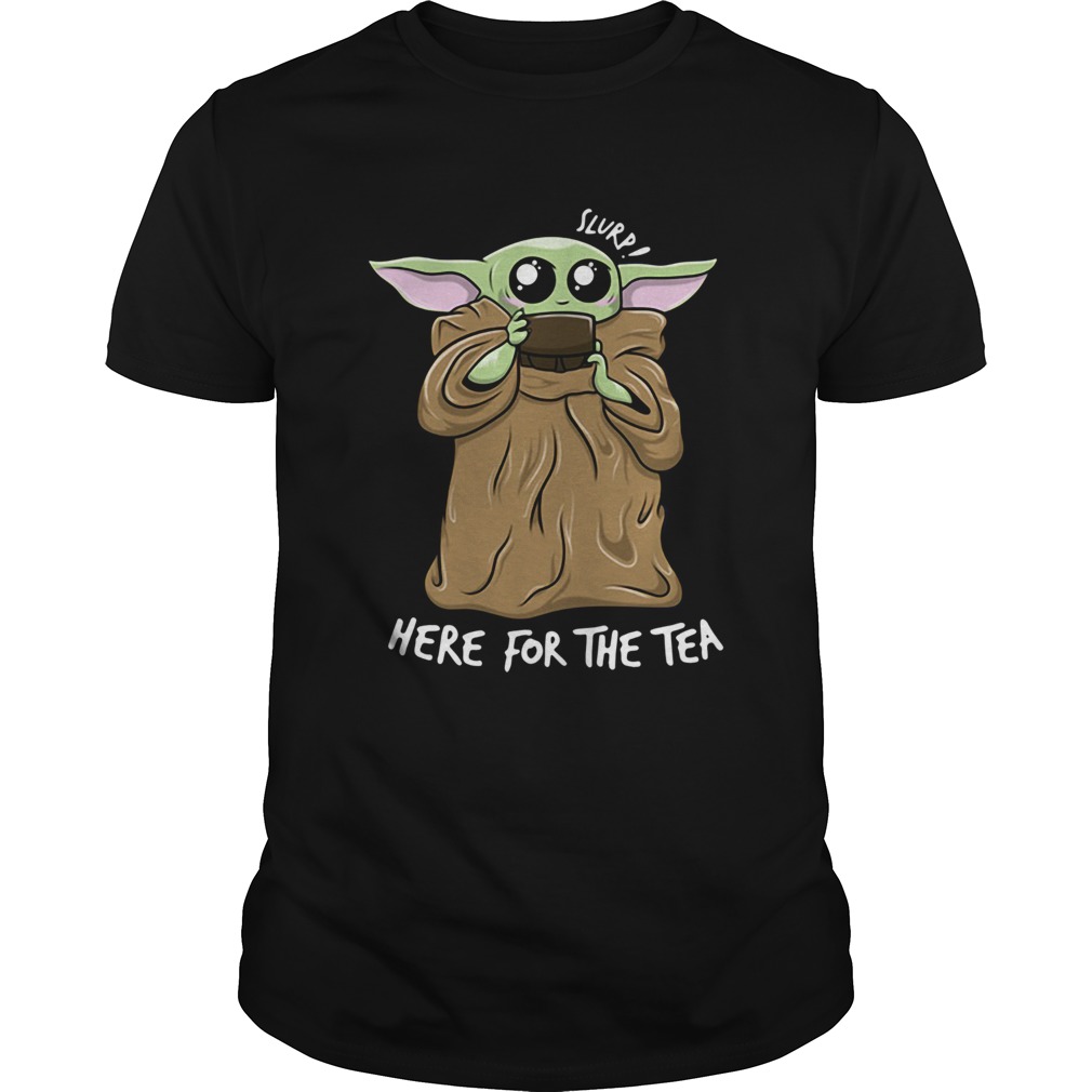 Baby Yoda Kawaii Here For The Tea Meme shirt Baby Yoda Kawaii Here For The Tea Meme shirt