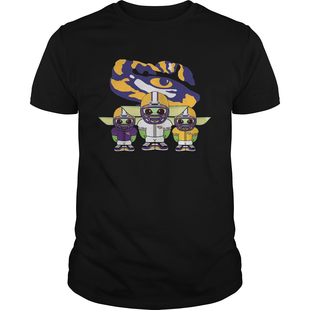 Baby Yoda LSU Tigers shirt Baby Yoda LSU Tigers shirt