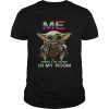 Baby Yoda Me When Im Alone In My Room shirt