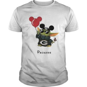 Baby Yoda Mickey Mouse Bay Packers shirt