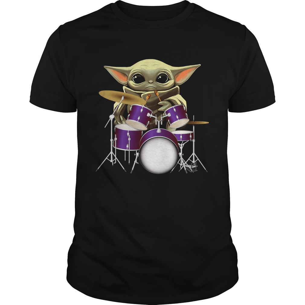 Baby Yoda Playing Drummers shirt Baby Yoda Playing Drummers shirt