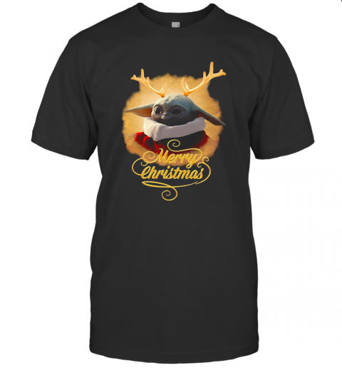 Baby Yoda Reindeer Merry Christmas T-Shirt Baby Yoda Reindeer Merry Christmas T-Shirt