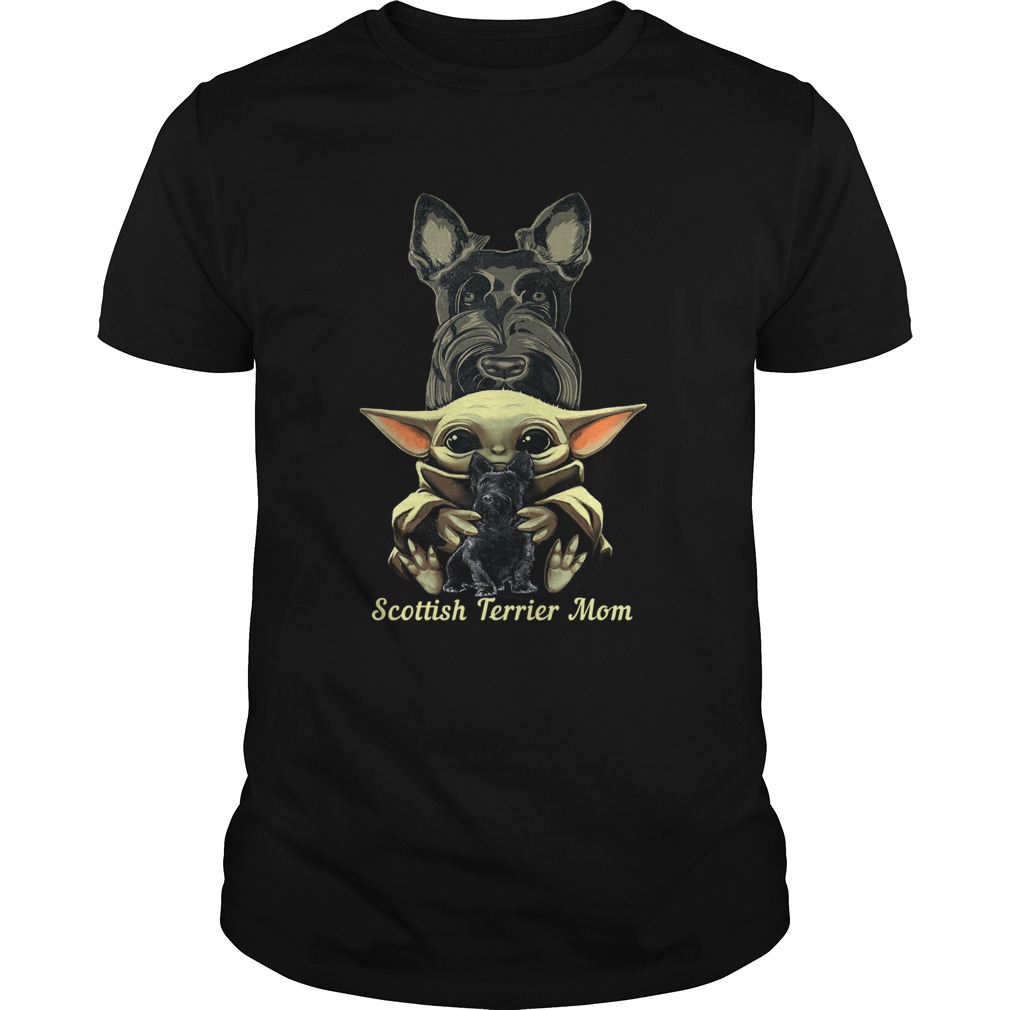 Baby Yoda Scottish Terrier Mom shirt Baby Yoda Scottish Terrier Mom shirt