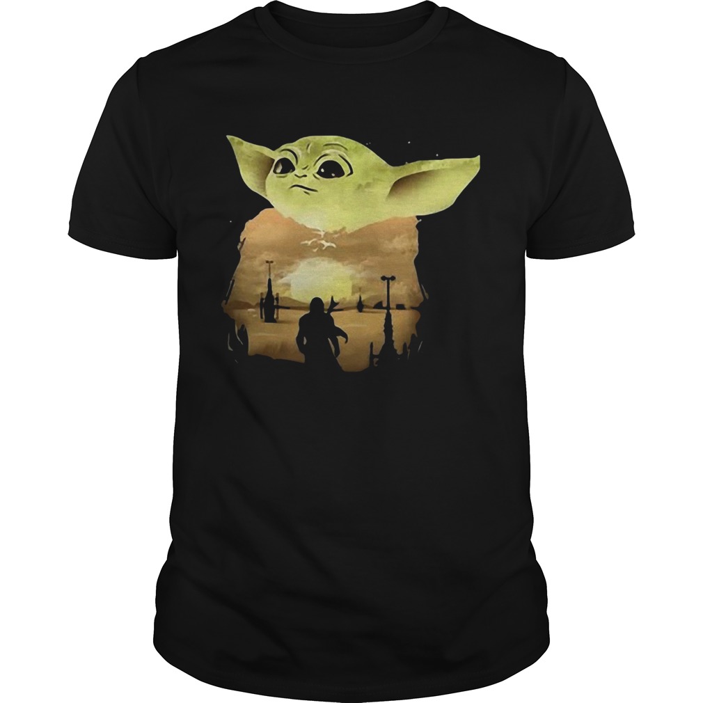 Baby Yoda Sunset shirt Baby Yoda Sunset shirt