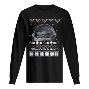 Baby Yoda The Mandalorian What Child is This Christmas shirt