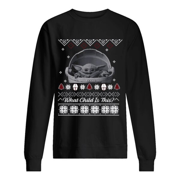 Baby Yoda The Mandalorian What Child is This Christmas shirt