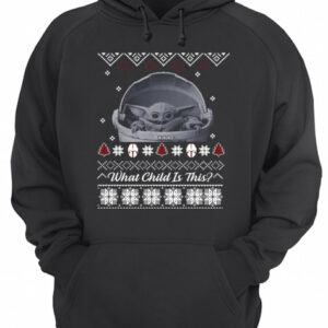 Baby Yoda The Mandalorian What Child is This Christmas shirt 3