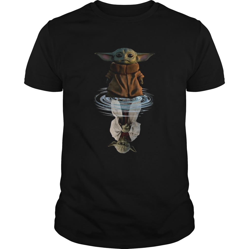 Baby Yoda Water Reflection Mirror Yoda shirt Baby Yoda Water Reflection Mirror Yoda shirt