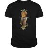 Baby Yoda and Master Yoda water reflection shirt