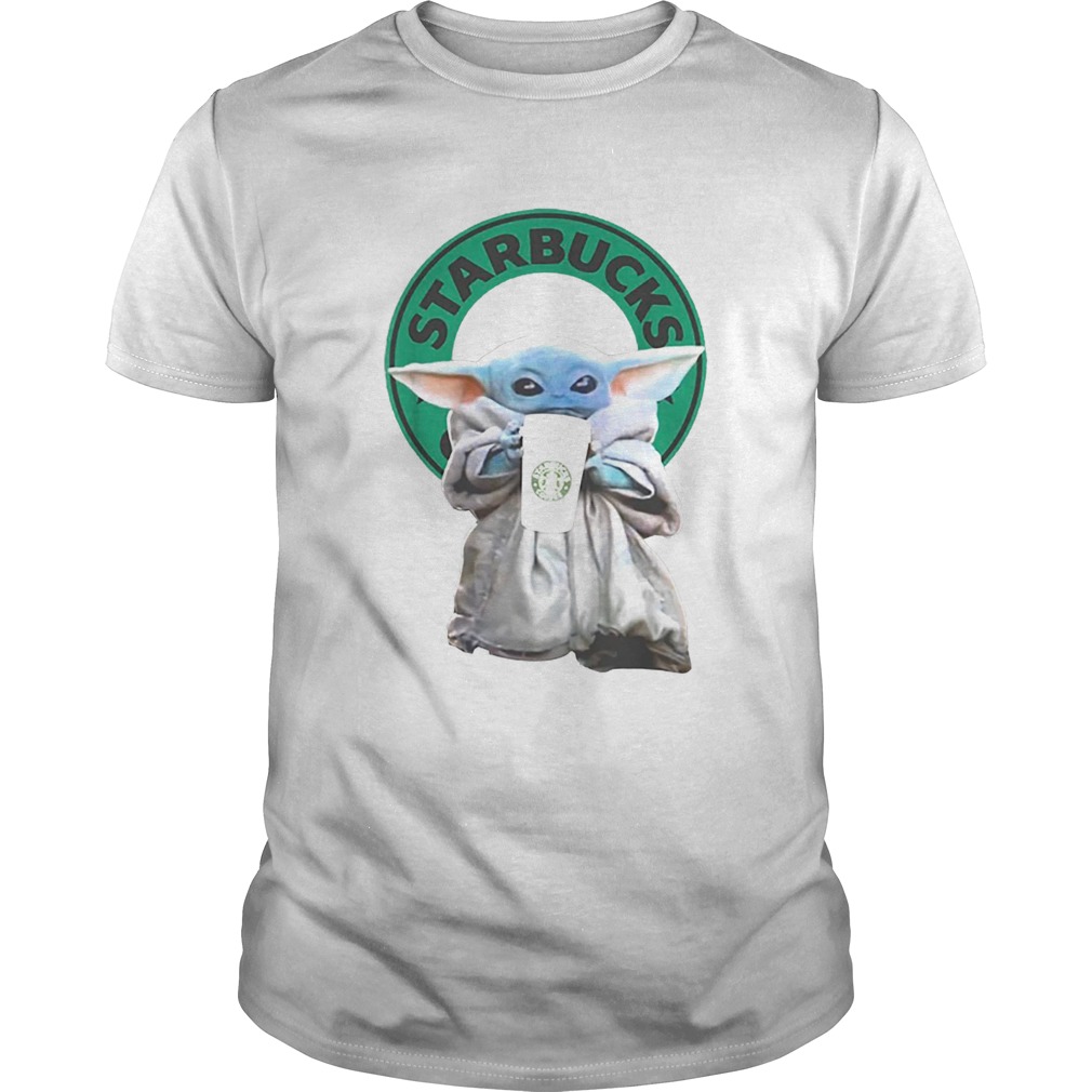 Baby Yoda drinking Starbucks Star Wars shirt Baby Yoda drinking Starbucks Star Wars shirt