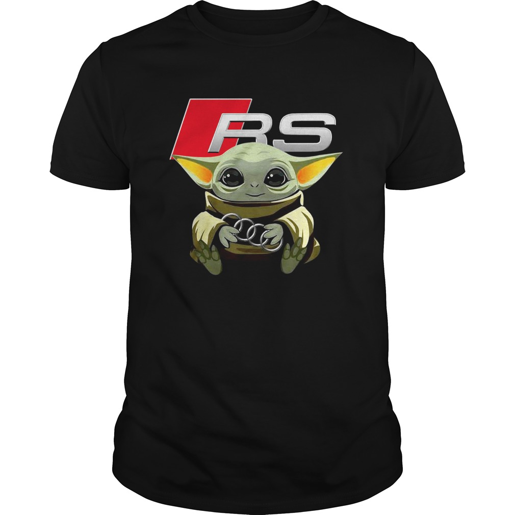 Baby Yoda hug Audi RS shirt Baby Yoda hug Audi RS shirt