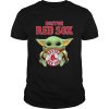Baby Yoda hug Boston Red Sox The Mandalorian shirt