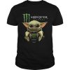 Baby Yoda hug Monster Energy Star Wars Mandalorian shirt