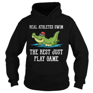 Baby crocodile Real Athletes Swim The First Just Play Game shirt