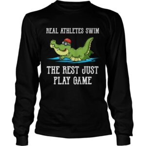 Baby crocodile Real Athletes Swim The First Just Play Game shirt