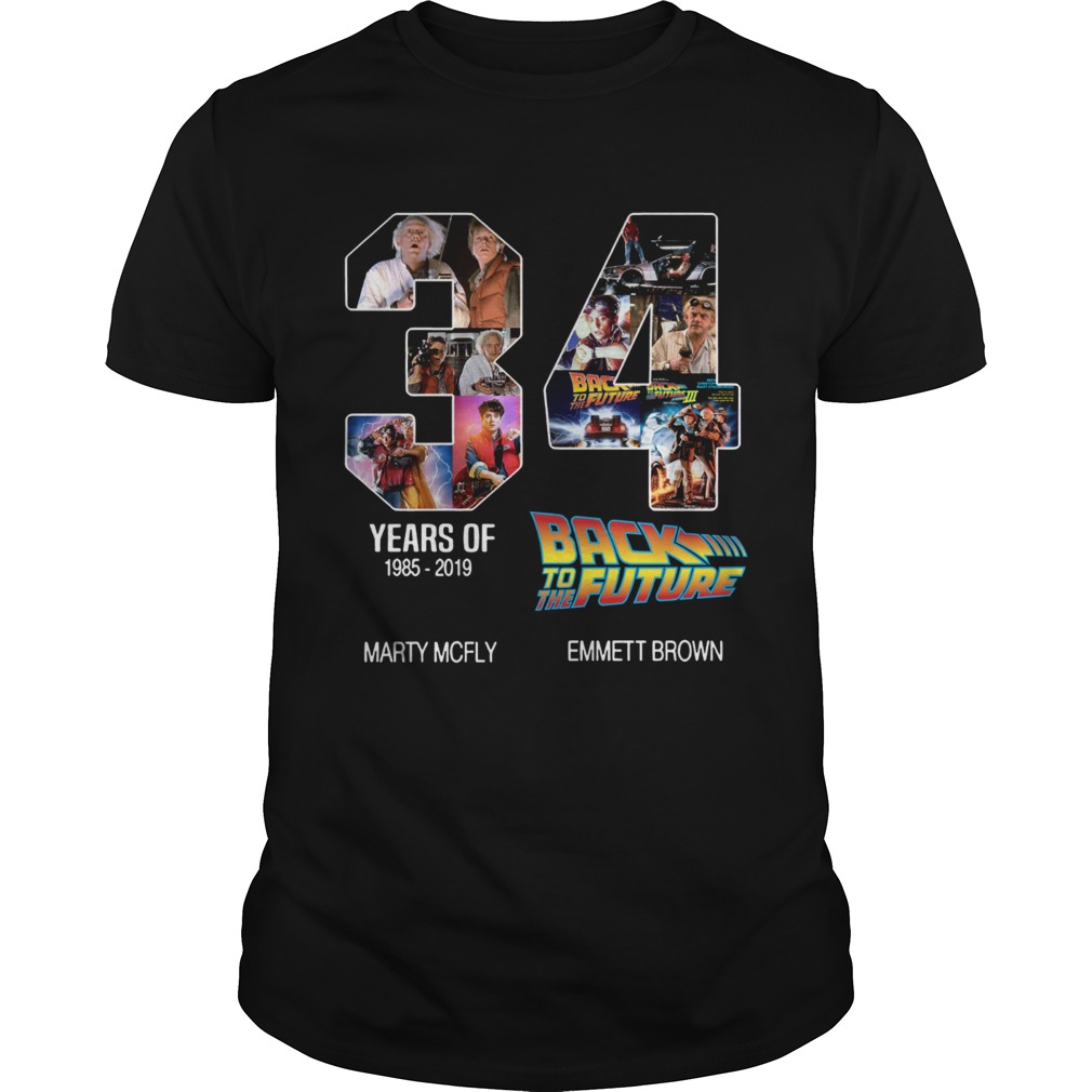 Back to the Future 34 Anniversary shirt Back to the Future 34 Anniversary shirt