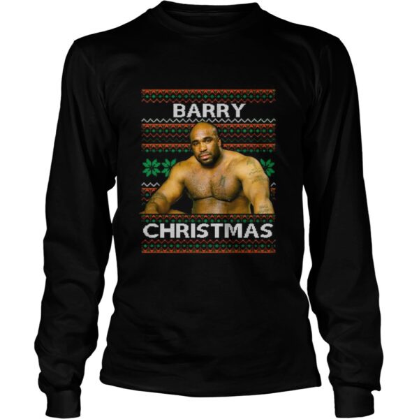 Barry Sitting On A Bed Meme Ugly Christmas shirt
