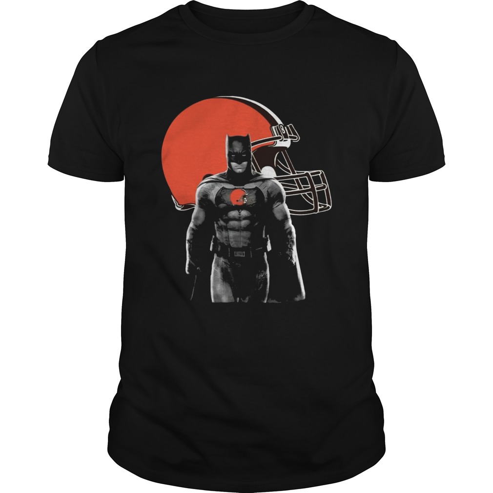 Batman is a Cleveland Browns Tee Shirt Batman is a Cleveland Browns Tee Shirt