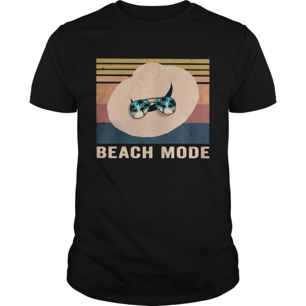 Beach mode hat vintage retro shirt