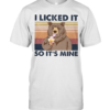 Bear Eat Ice I Licked It So It’s Mine Vintage Retro T-Shirt