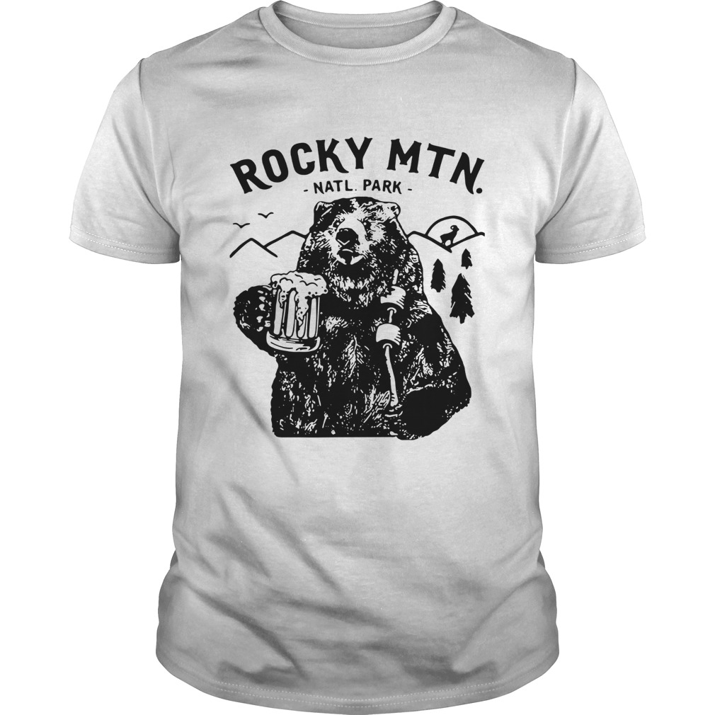 Bear Rocky MTN Natl Park shirt Bear Rocky MTN Natl Park shirt