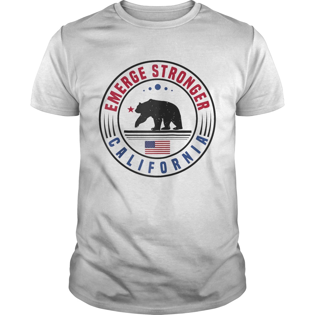 Bear emerge stronger california shirt Bear emerge stronger california shirt