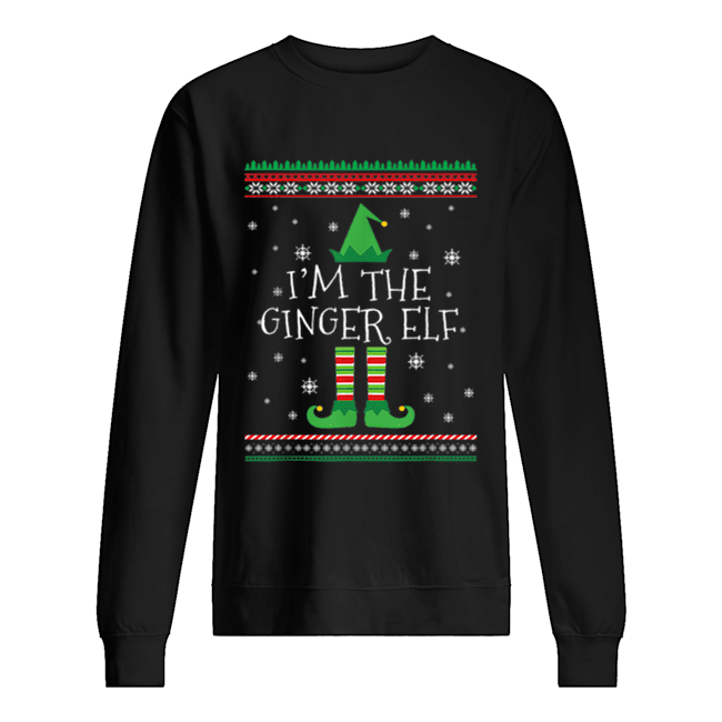 Beautiful I’m The Ginger Elf Ugly Christmas PJ shirt Beautiful I’m The Ginger Elf Ugly Christmas PJ shirt