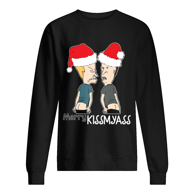 Beavis and Butt-Head Merry Kissmyass Christmas shirt Beavis and Butt-Head Merry Kissmyass Christmas shirt
