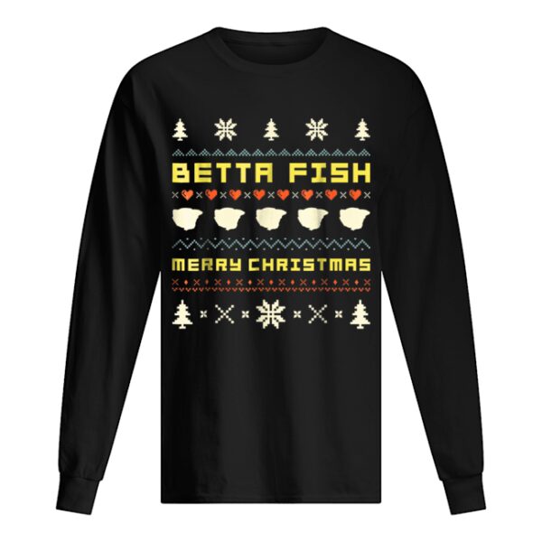 Betta Fish Christmas Ugly shirt